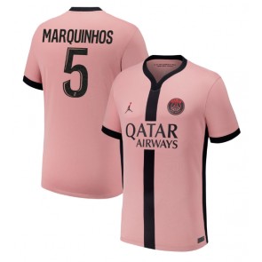 Paris Saint-Germain Marquinhos #5 Rezervni Dres 2024-25 Kratak Rukavima